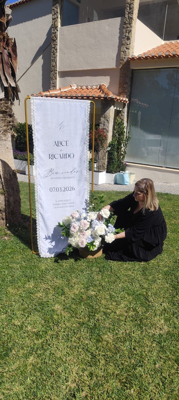 Decoração floral de casamento — bouquet e arranjos